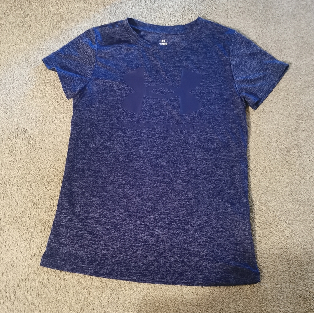 Under Armour Purple T-shirt Size Large Women's Activewear